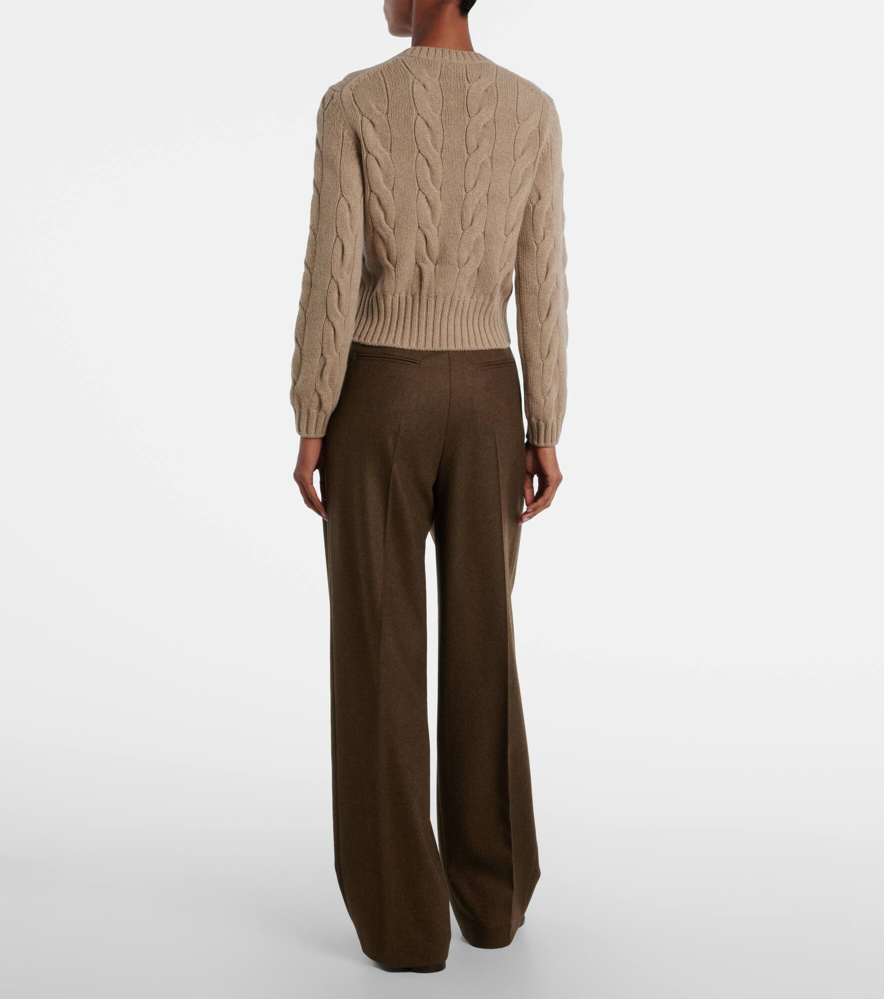 Napier cable-knit cashmere sweater - 3