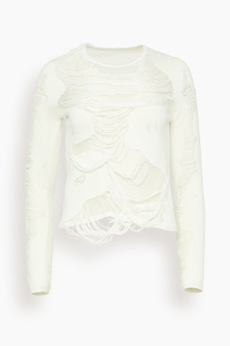 Crewneck in Off White 1