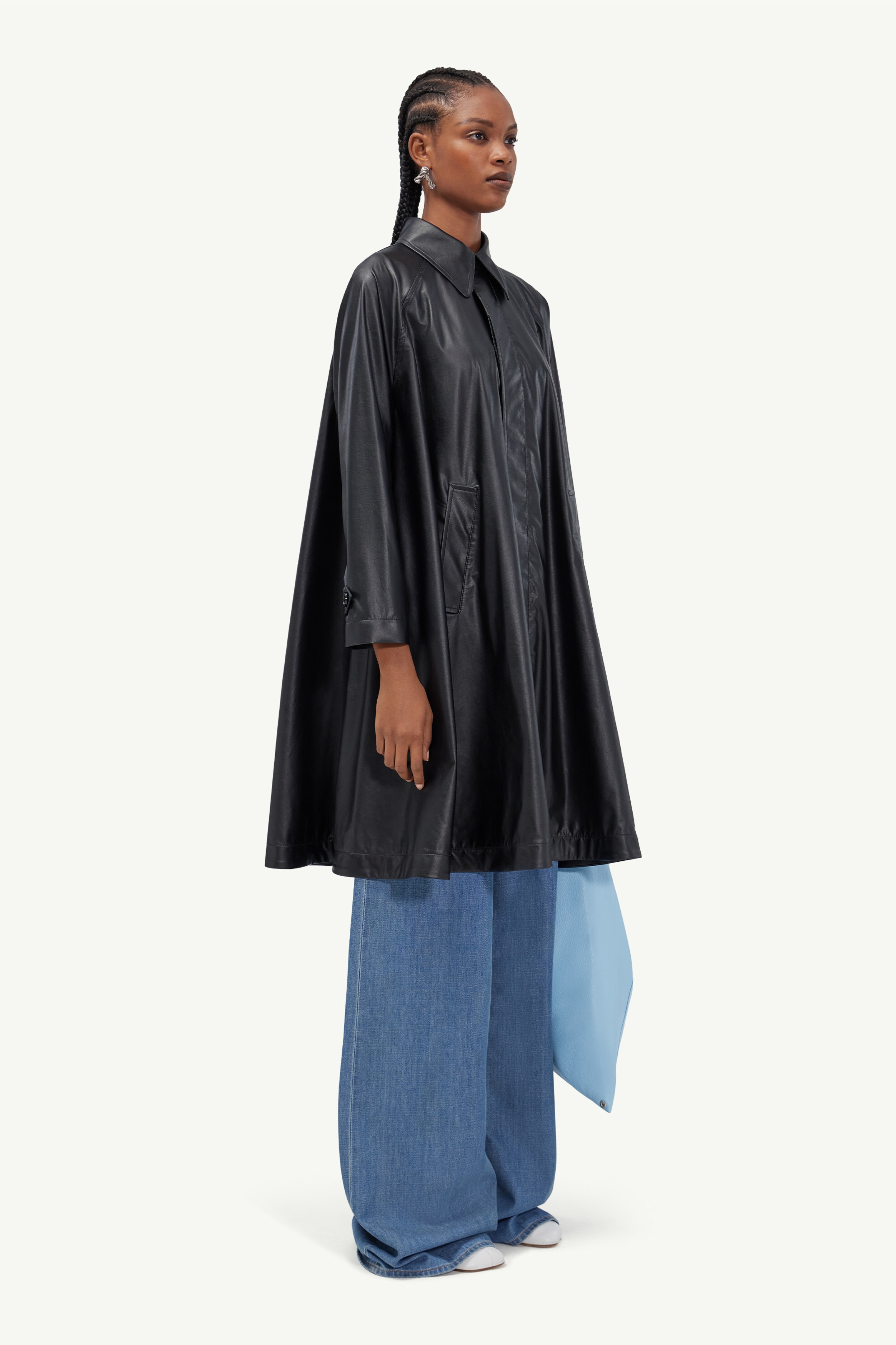 A-line trench coat - 3