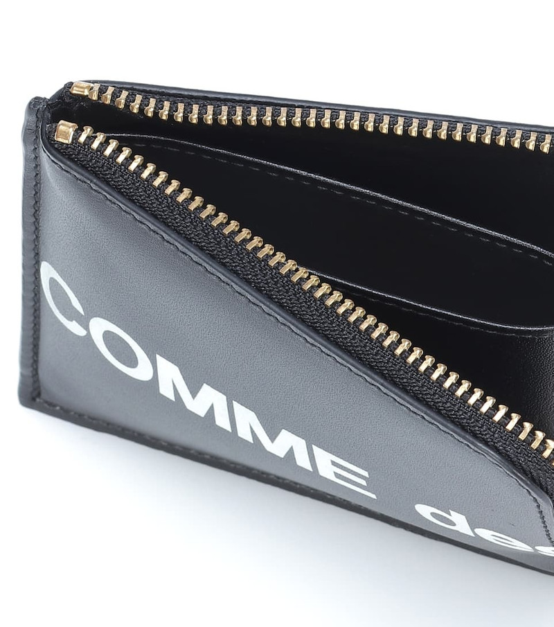 Comme Des Garçons Huge Logo Small leather wallet outlook