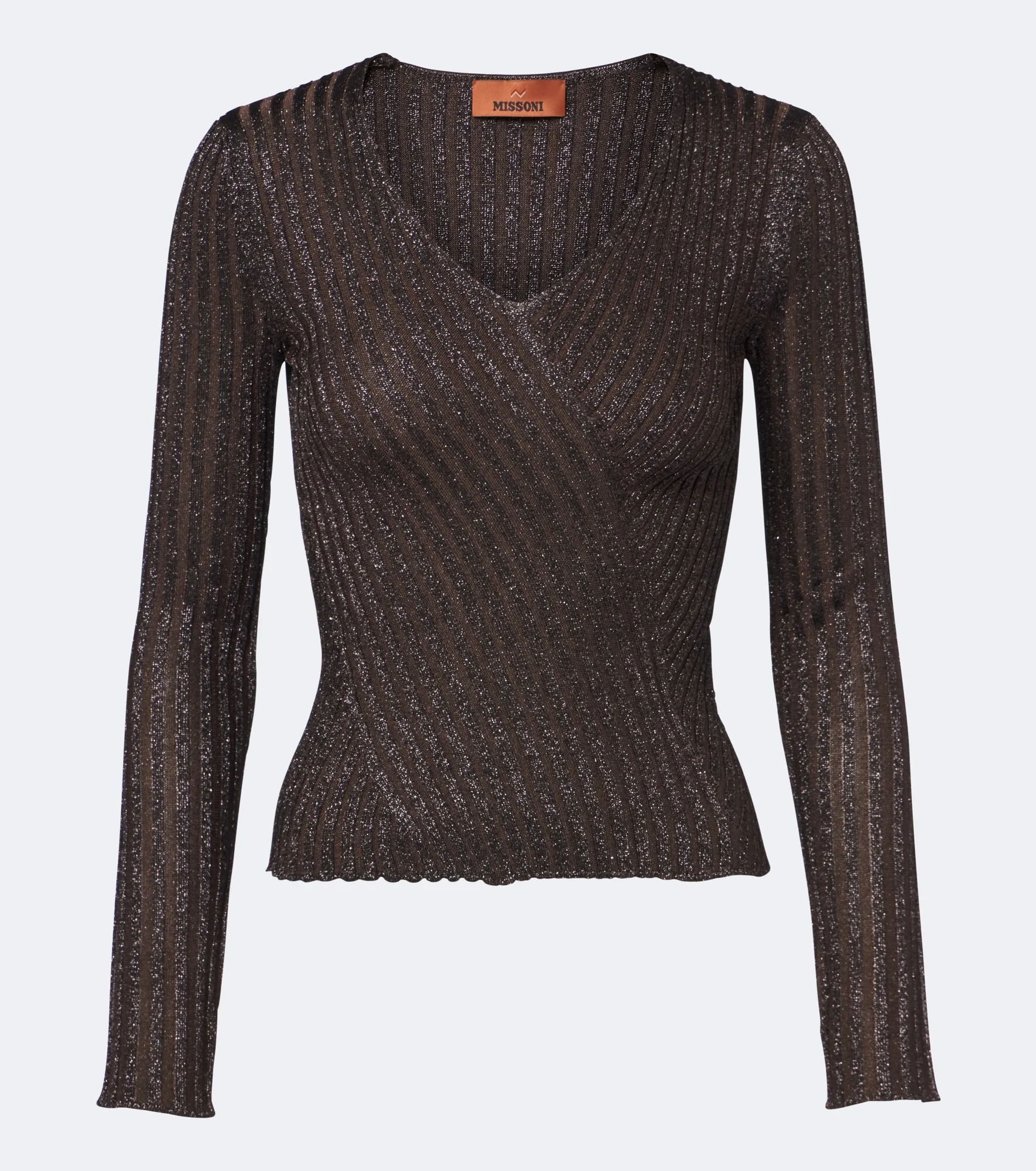 Striped lamé top - 1