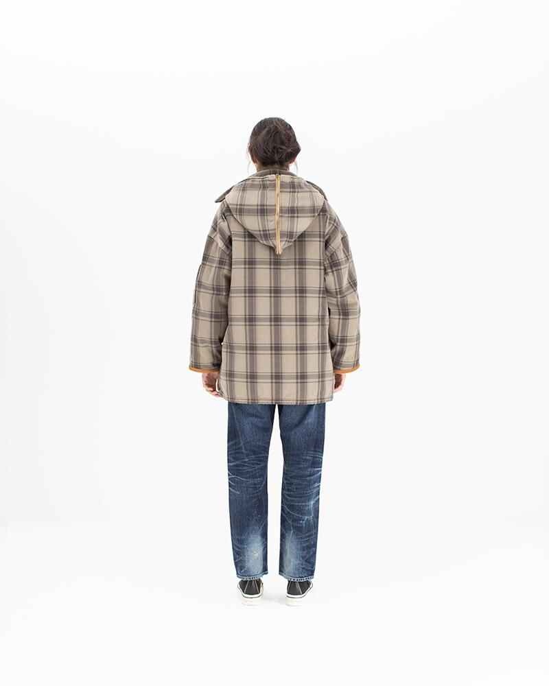 GANNETT DOWN JKT CHECK W BEIGE - 3