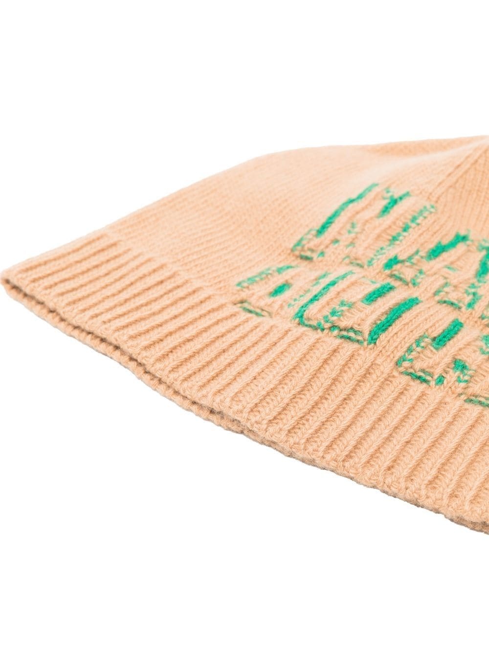 logo embroidered beanie hat - 2