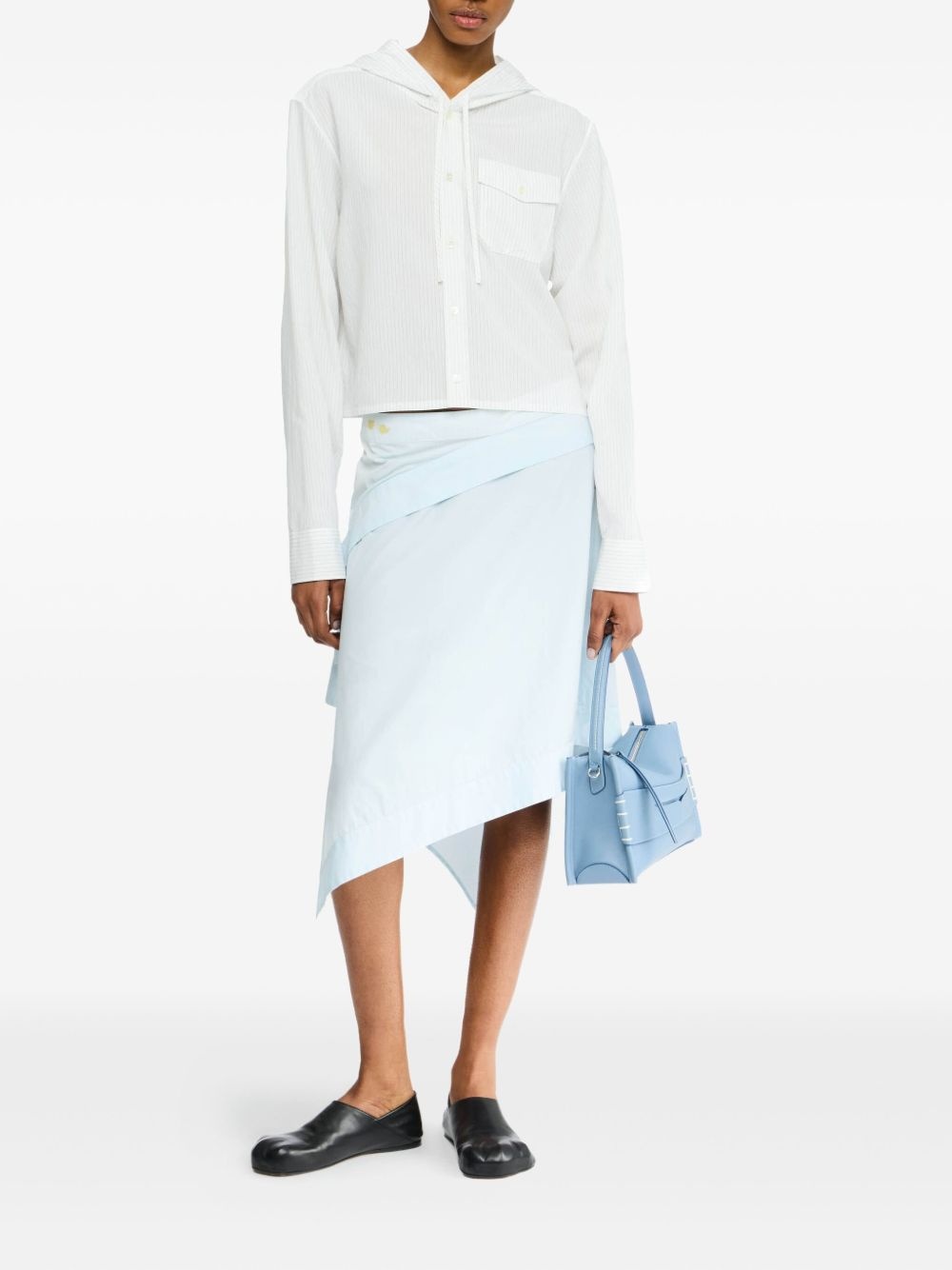 ruffled asymmetric skirt - 6