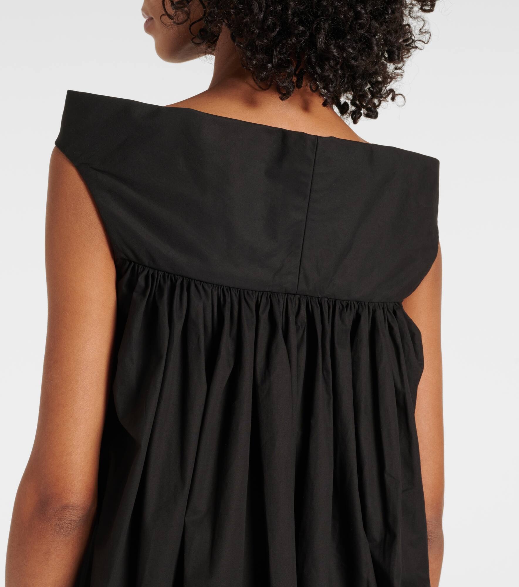 Chalice cutout cotton minidress - 6