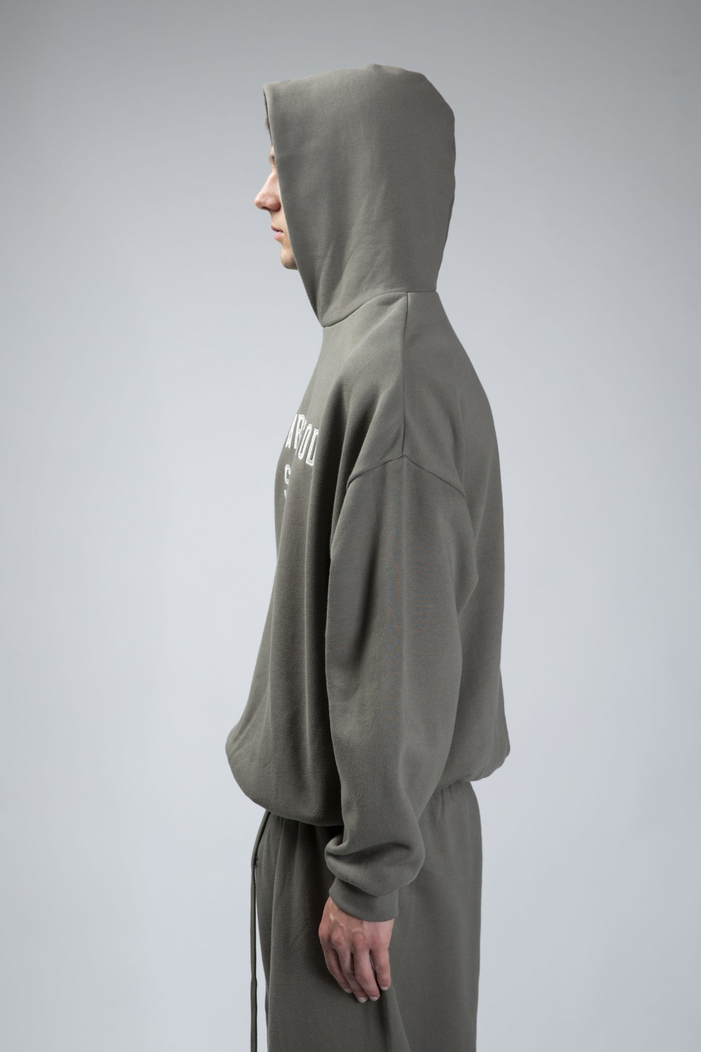 90s Fit Fleece Hoodie Moss - 6