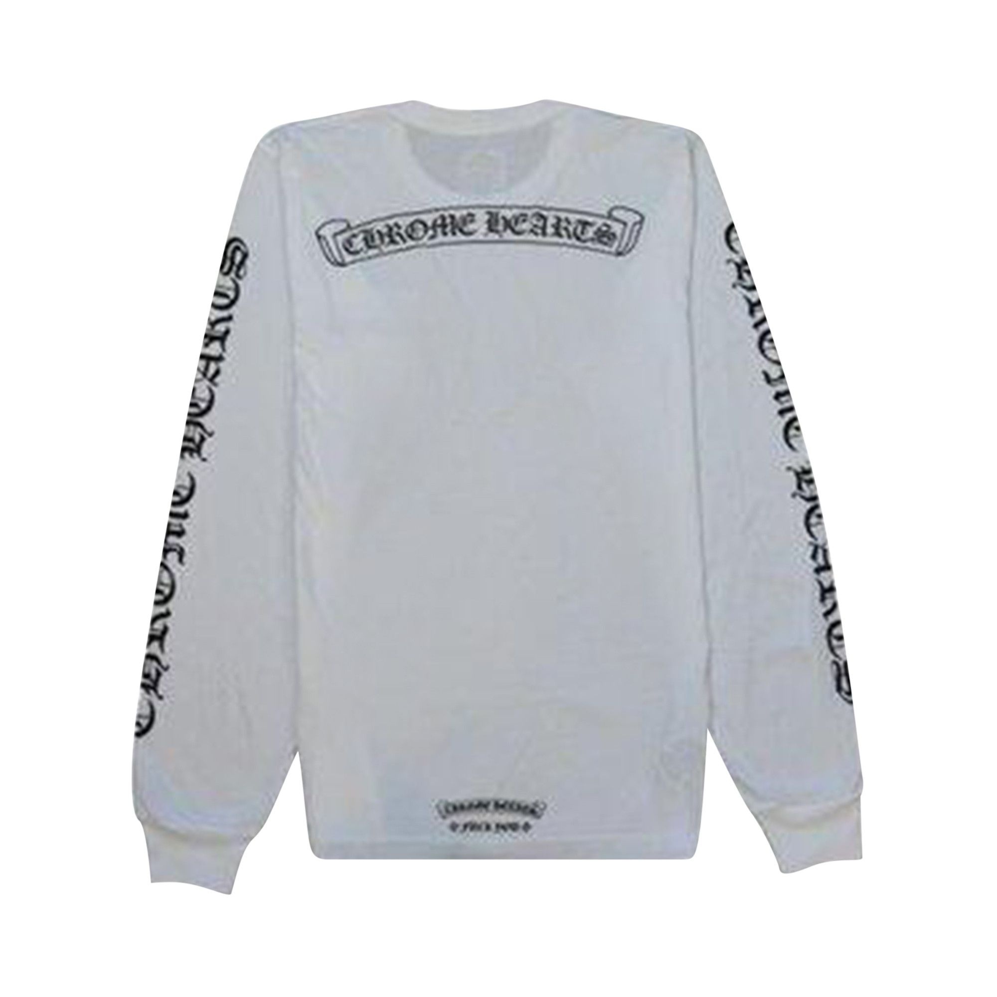 Chrome Hearts Long-Sleeve Logo Tee 'White' - 2