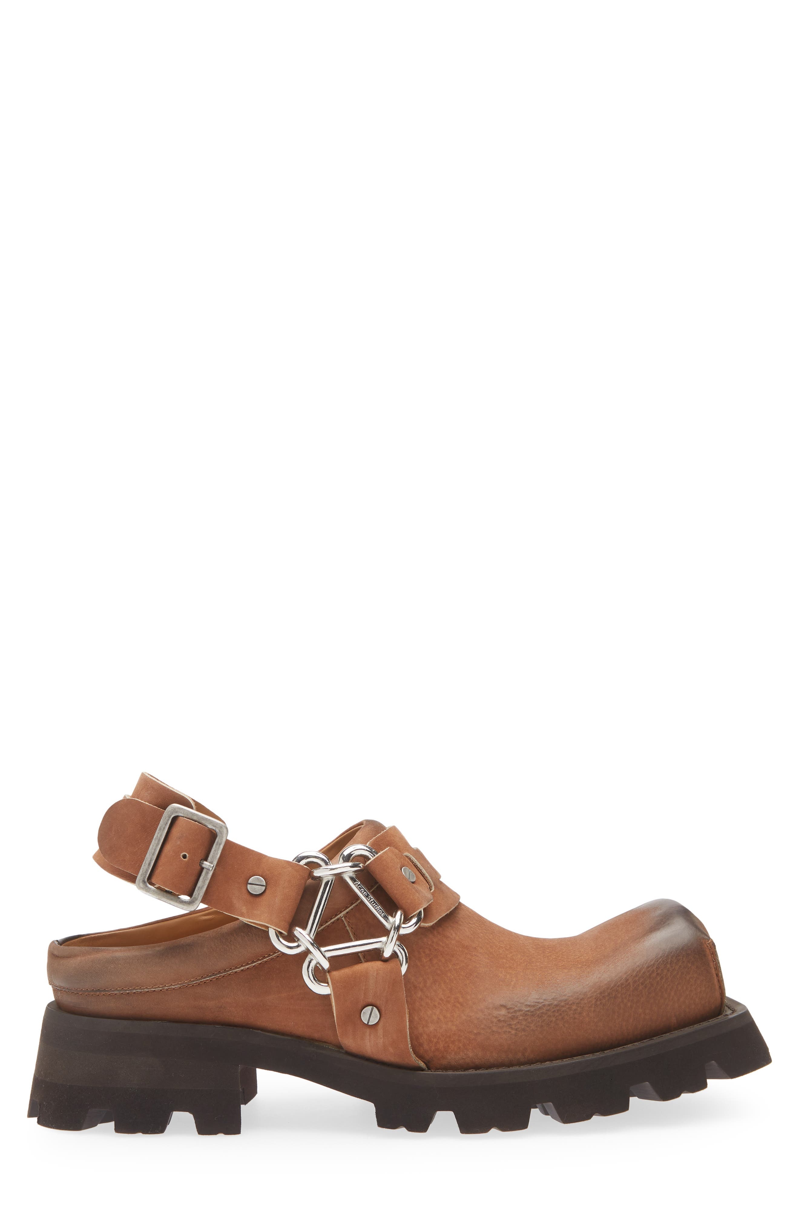 Acne Studios Balius Slingback Shoe in Caramel Brown at Nordstrom - 3
