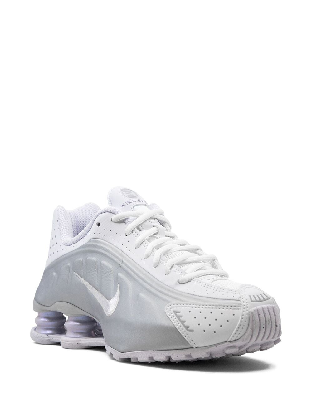 Shox R4 "White/Metallic Platinum" sneakers - 2