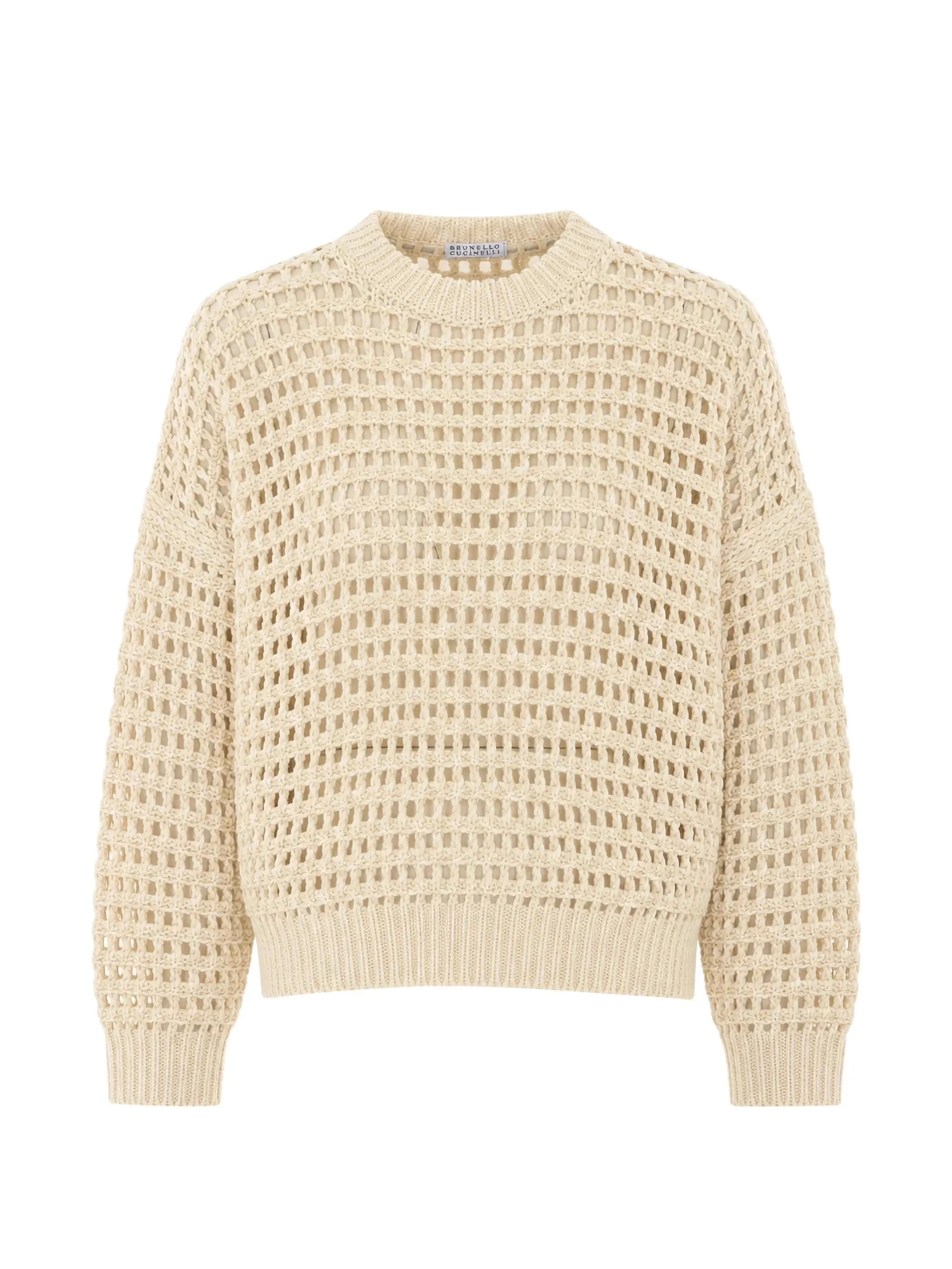 Brunello Cucinelli Sequin-embellished Open-knit Sweater - 1