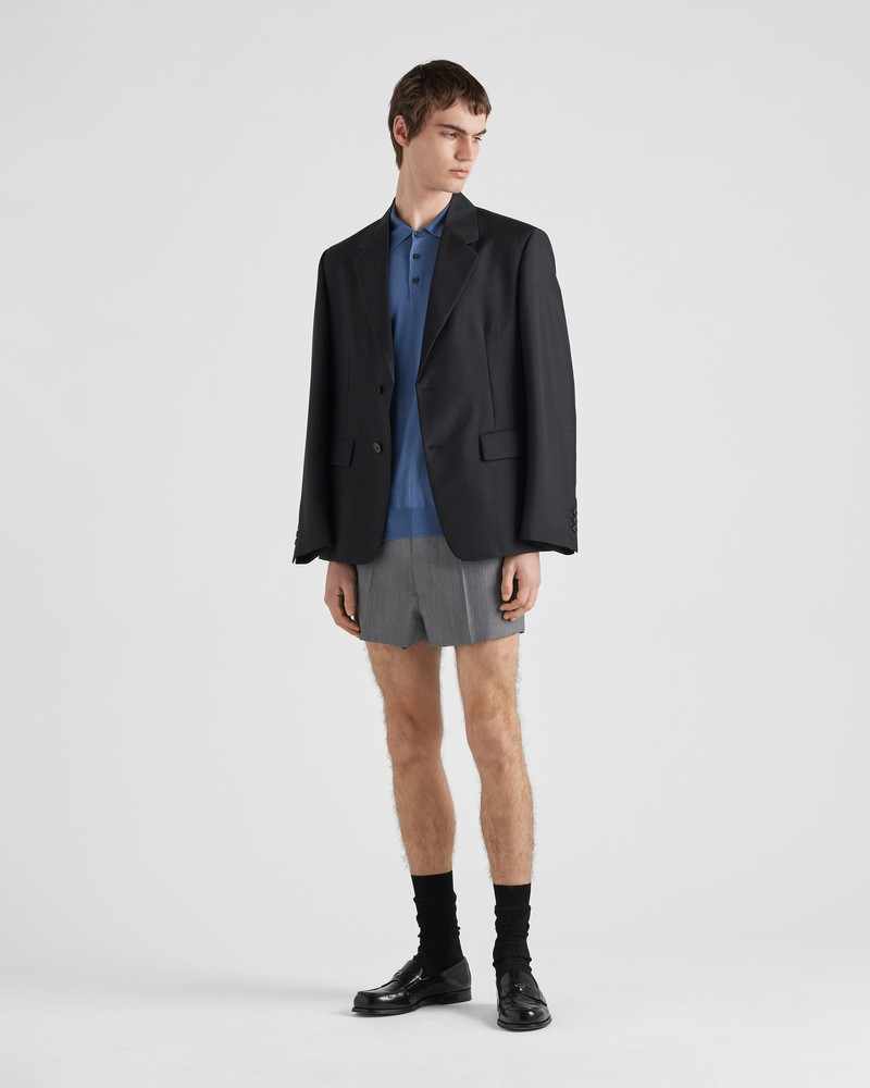 Prada Silk polo shirt outlook