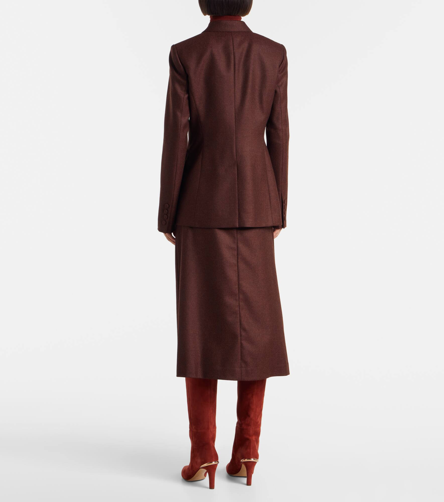 Louisa wool-blend blazer - 3