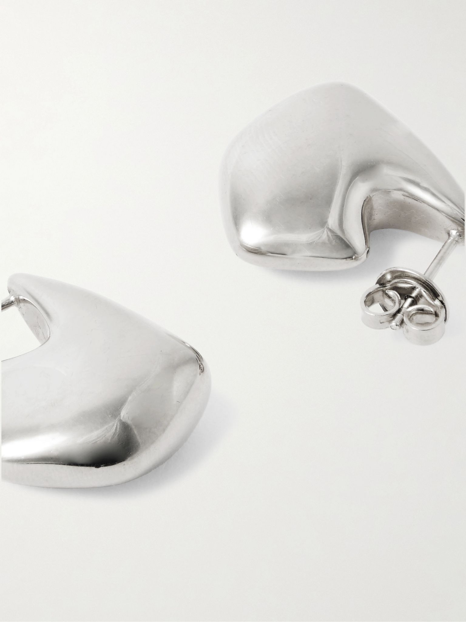 Silver earrings Silver - 3