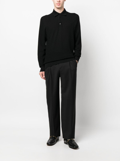Brioni pleated tailored trousers outlook