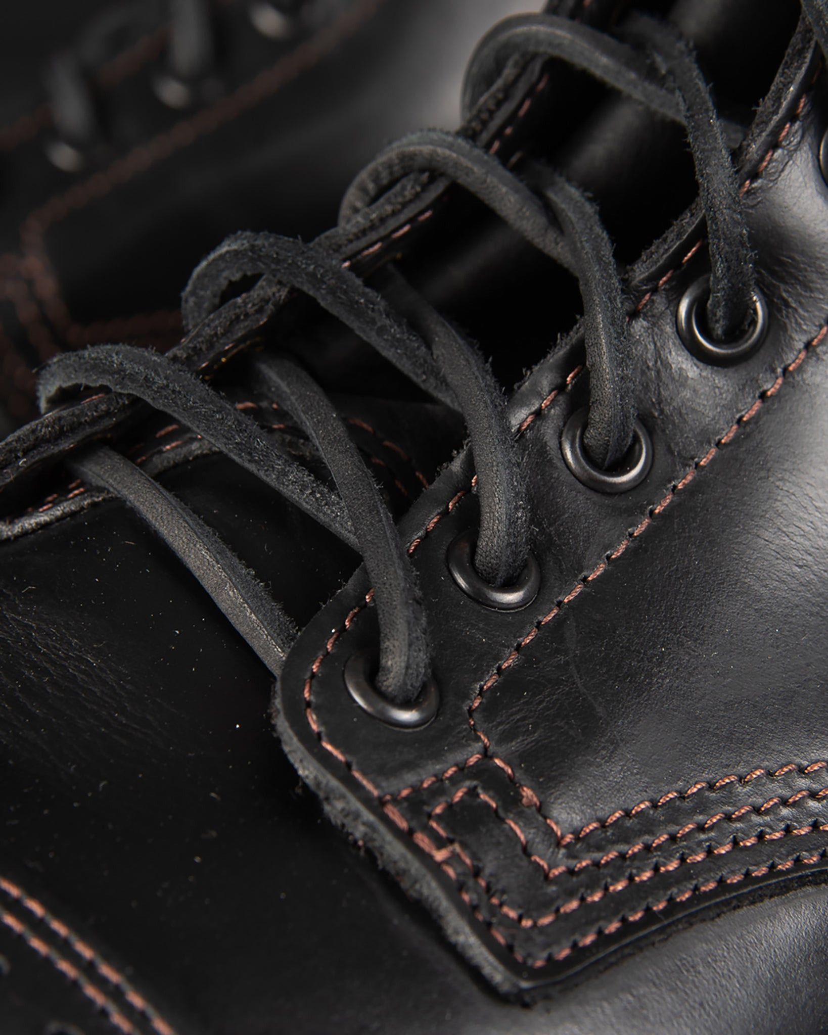 IHWE-GLMN-BLK Iron Heart Int'l x Wesco® - 7" Domain Toe Cap Boot - Black Tie. The "Guildsman" - 13