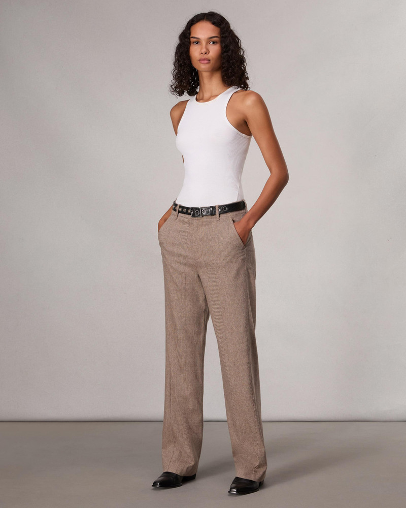 rag & bone Shea Full-Length Plaid Pant outlook