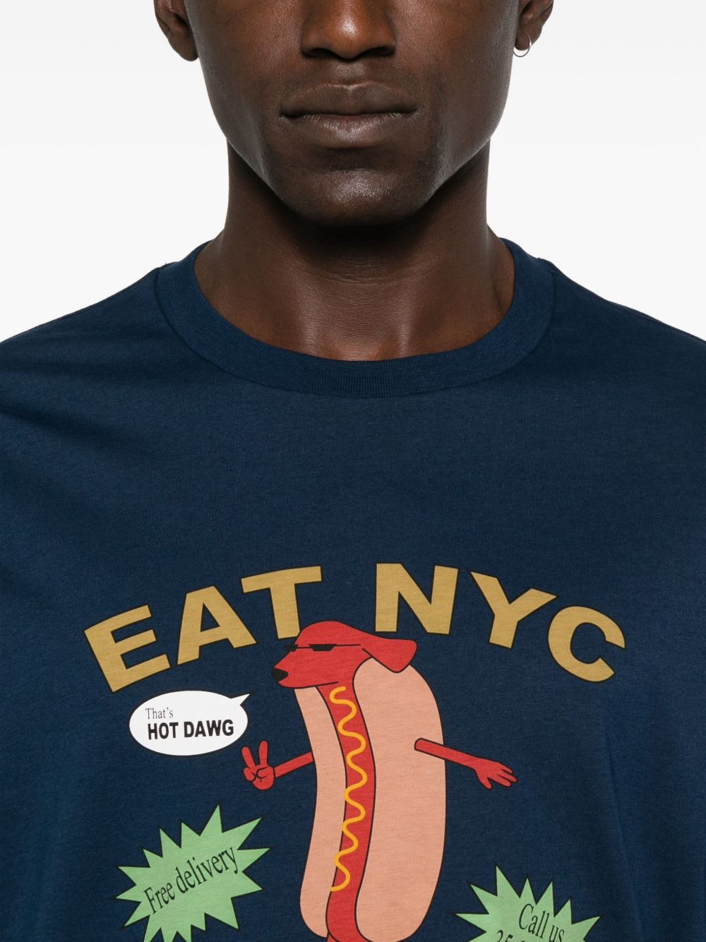 graphic-print cotton T-shirt - 4