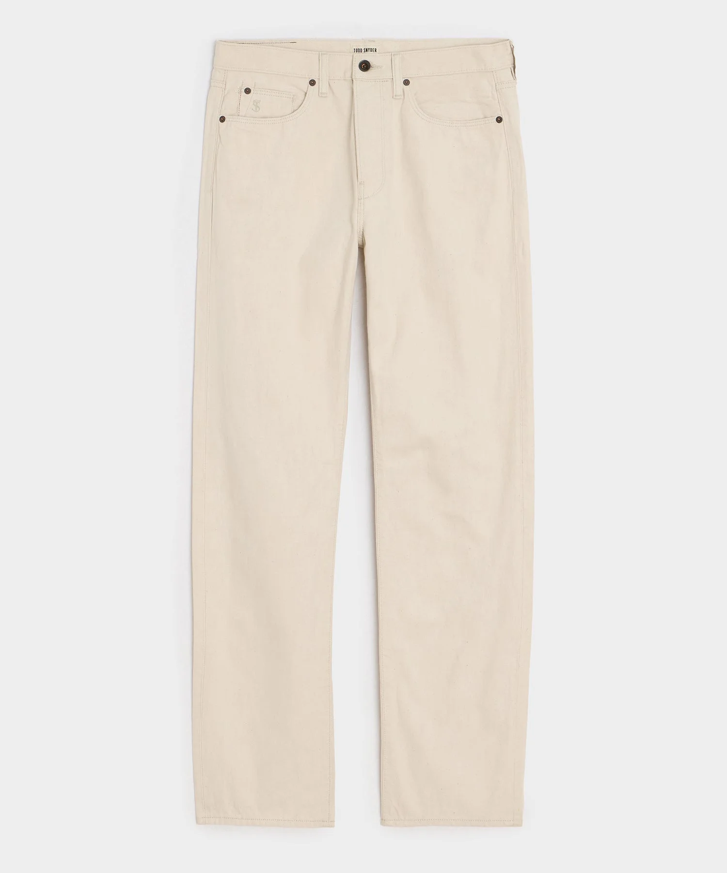 Straight Fit Lightweight Japanese Selvedge Jean in Canvas - 1