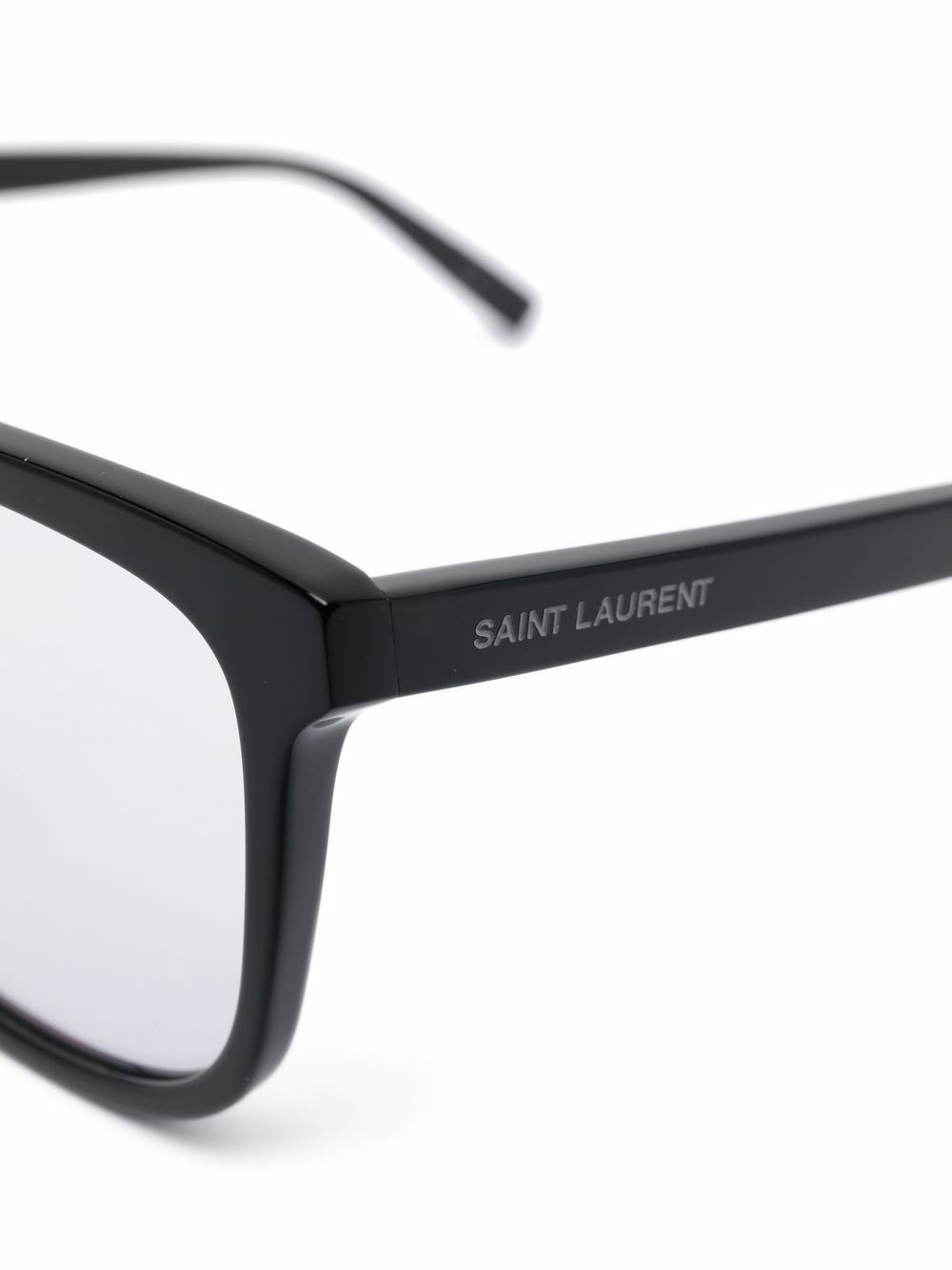 rectangular-frame logo glasses - 3