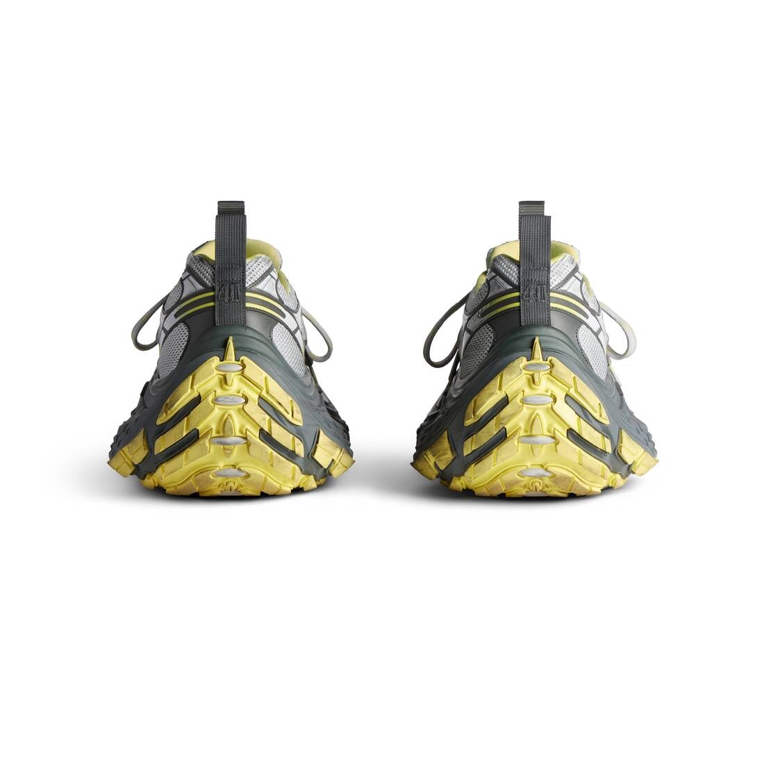 BALENCIAGA Men's 10xl Sneaker in Grey/yellow | REVERSIBLE