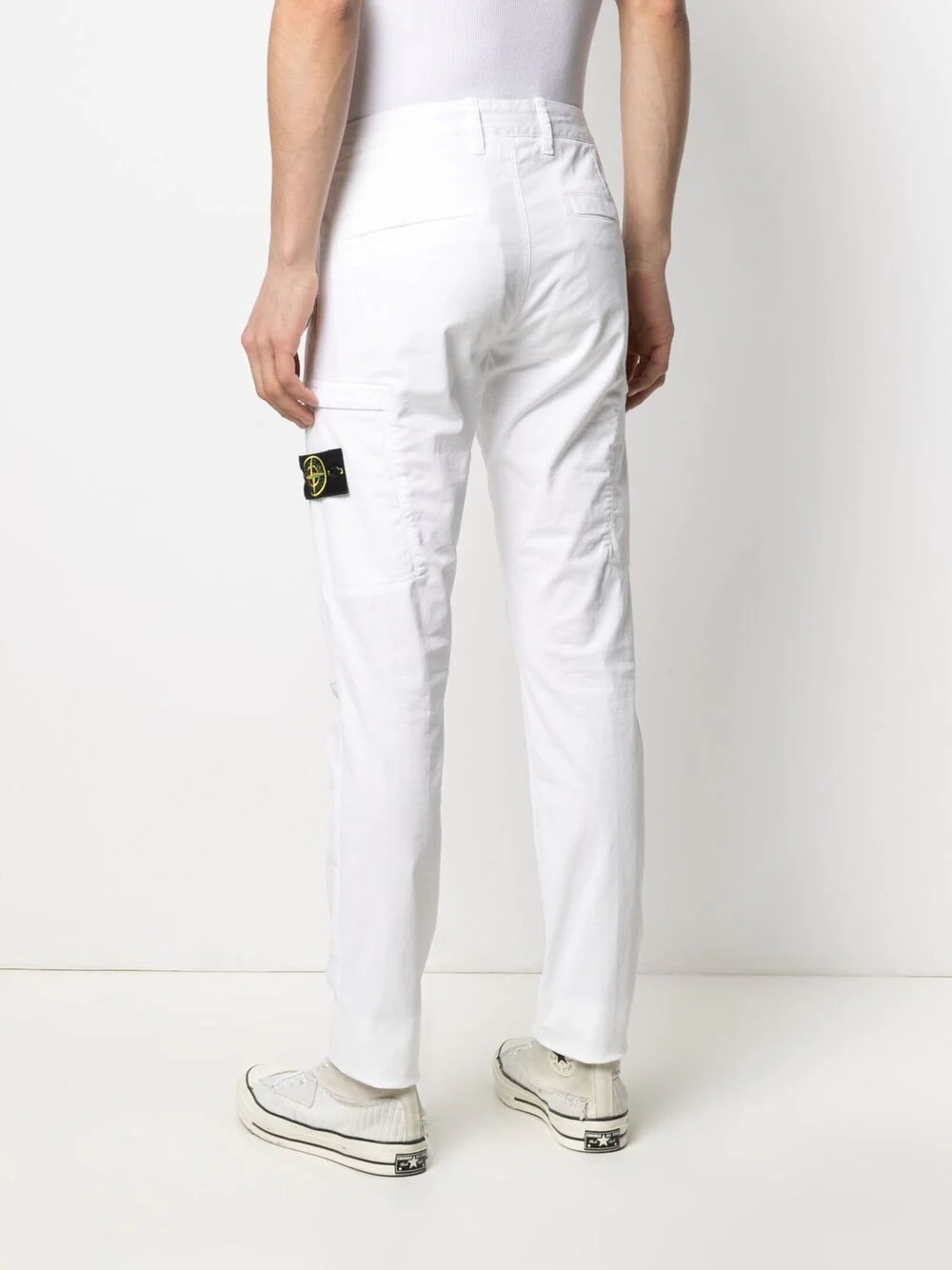 logo patch trousers - 4