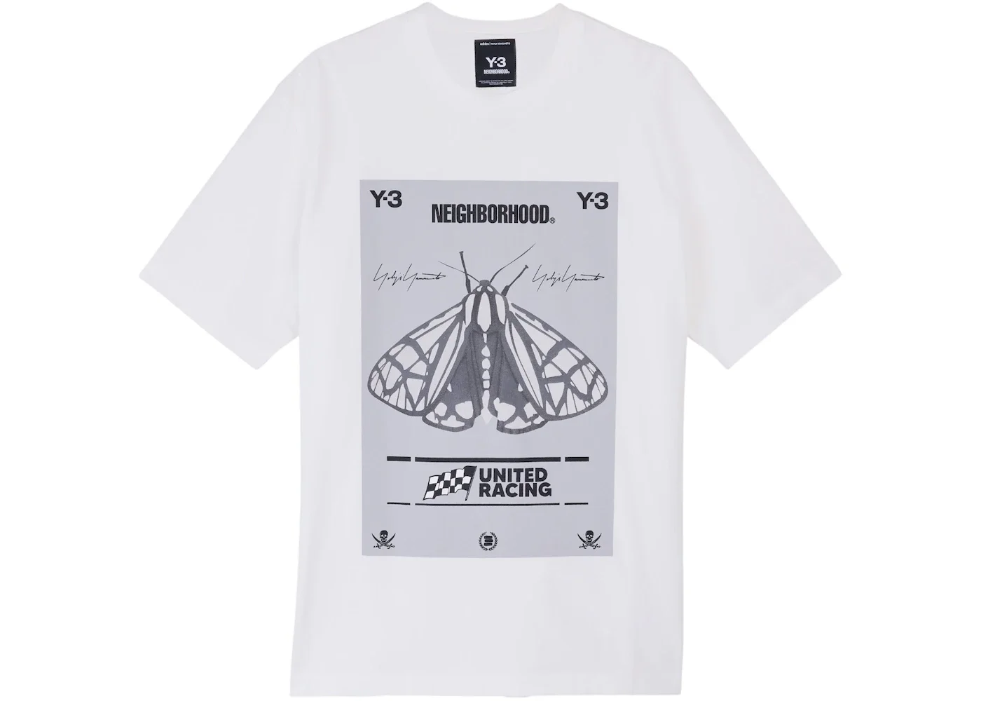 adidas Y-3 NBHD Graphic Tee Core White - 1
