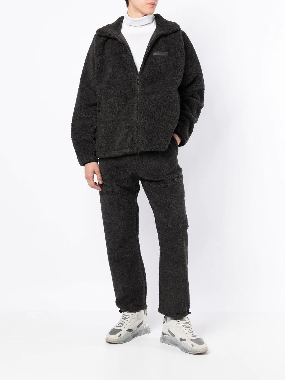 polar-fleece track pants - 2