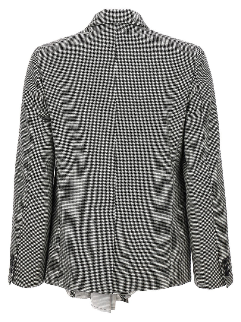 Comme Des Garçons Blazer Ruffles Jackets White/Black outlook