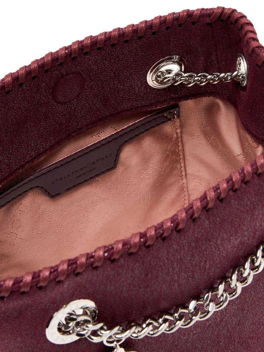 chain-trimmed bucket bag - 4
