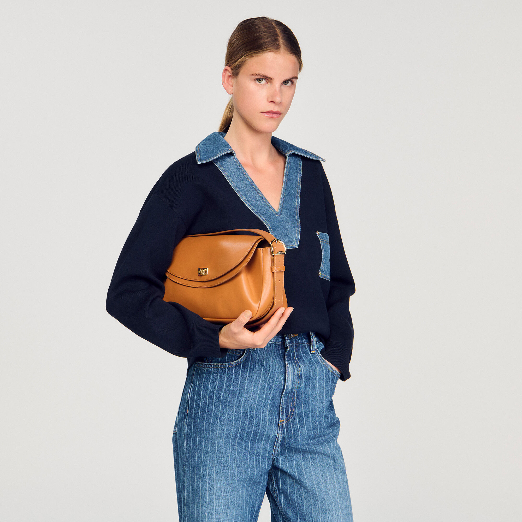 LE MAMBO PLAIN LEATHER BAG - 4