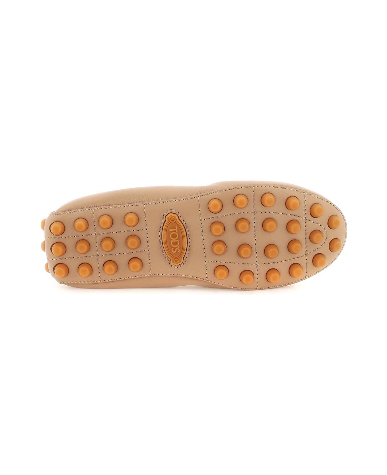 Bubble Leather Ballet Flats - 5