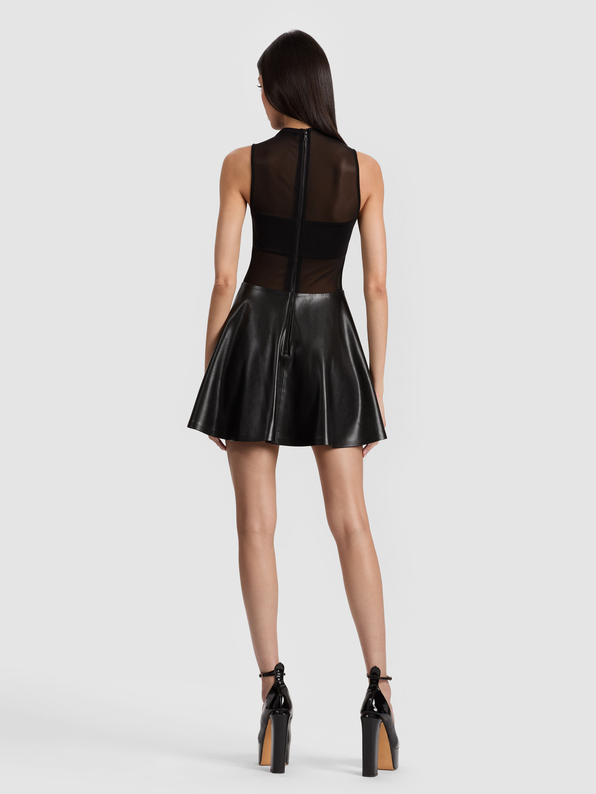 CHARA DROP WAIST MINI DRESS - 4
