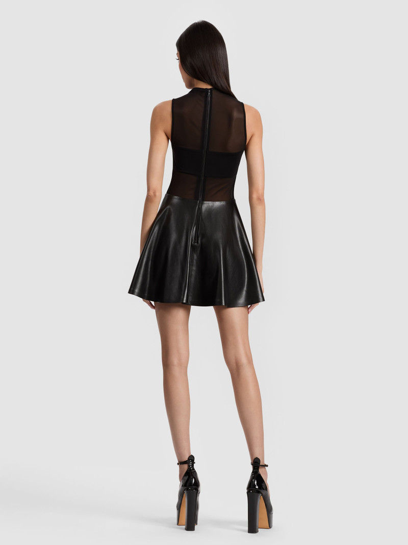 Alice + Olivia CHARA DROP WAIST MINI DRESS outlook