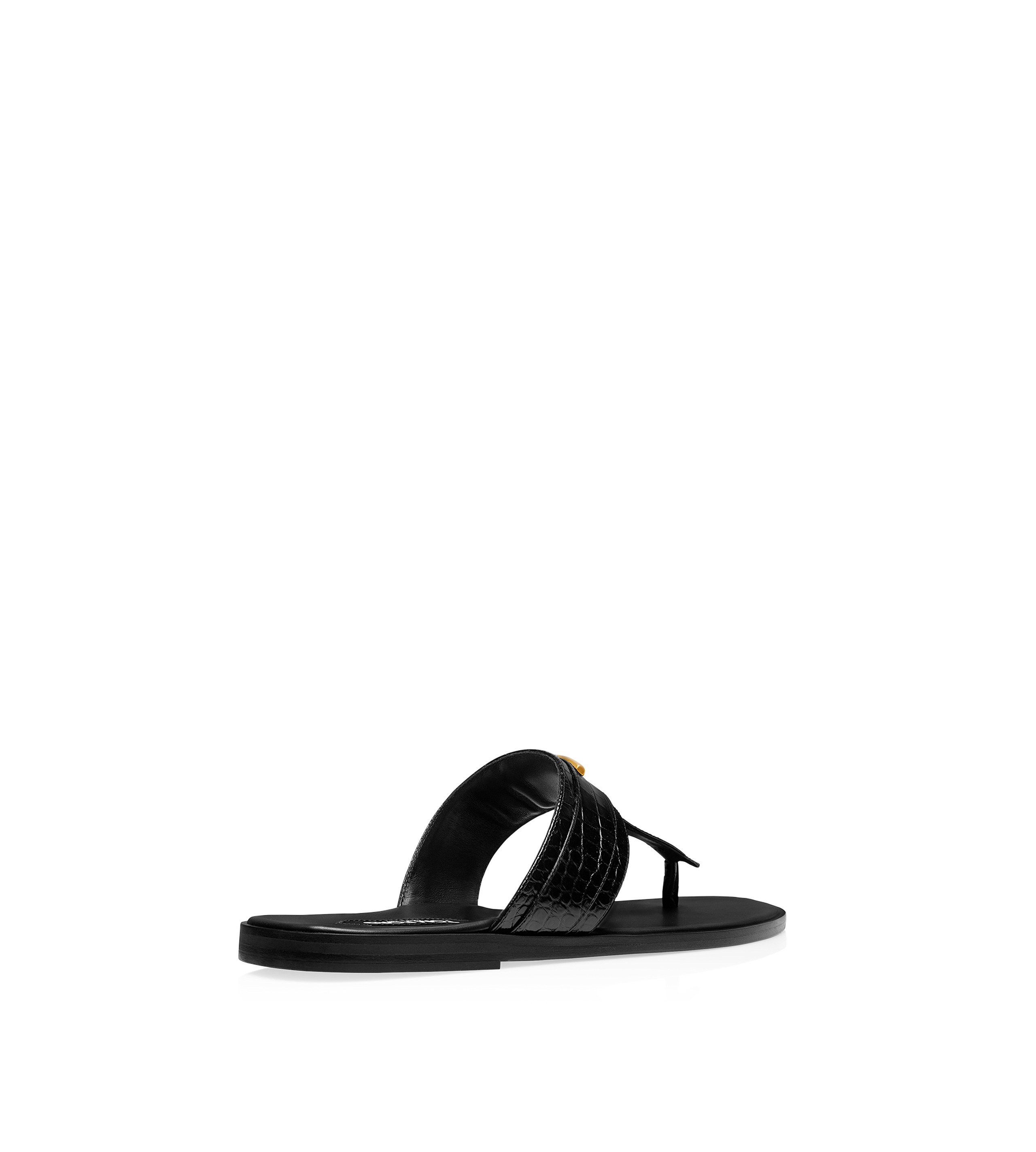 PRINTED CROC BRIGHTON SANDAL - 3