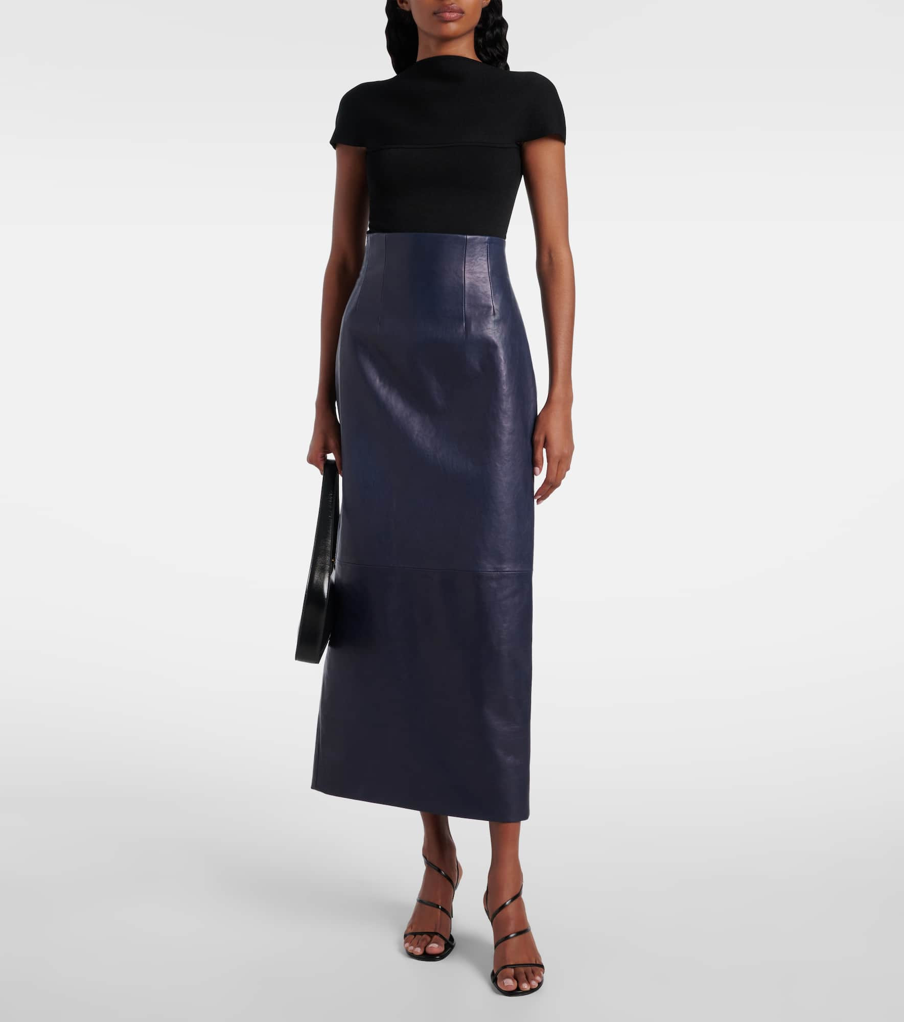 Loxley leather pencil skirt - 2