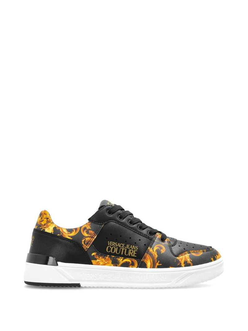 Barocco-print sneakers 1