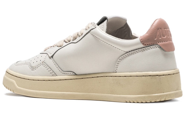 (WMNS) Autry Medalist Leather Low 'White Pink' AULM-LL16 - 3