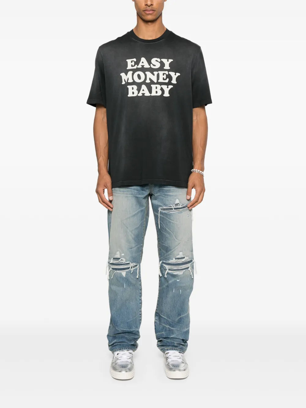 Pleated Denim Straight MX1 Jeans - 2
