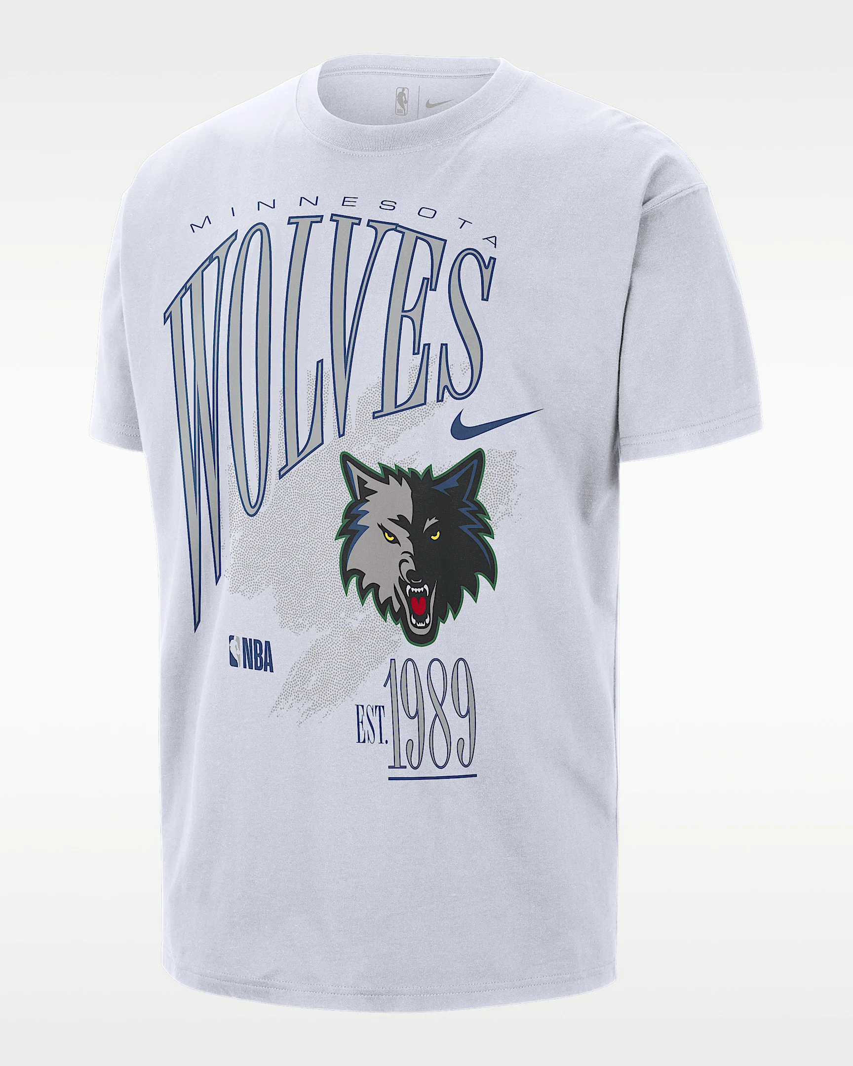 Minnesota Timberwolves Hardwood Classics Vintage Men's Short-Sleeve Ringer T-Shirt - 1