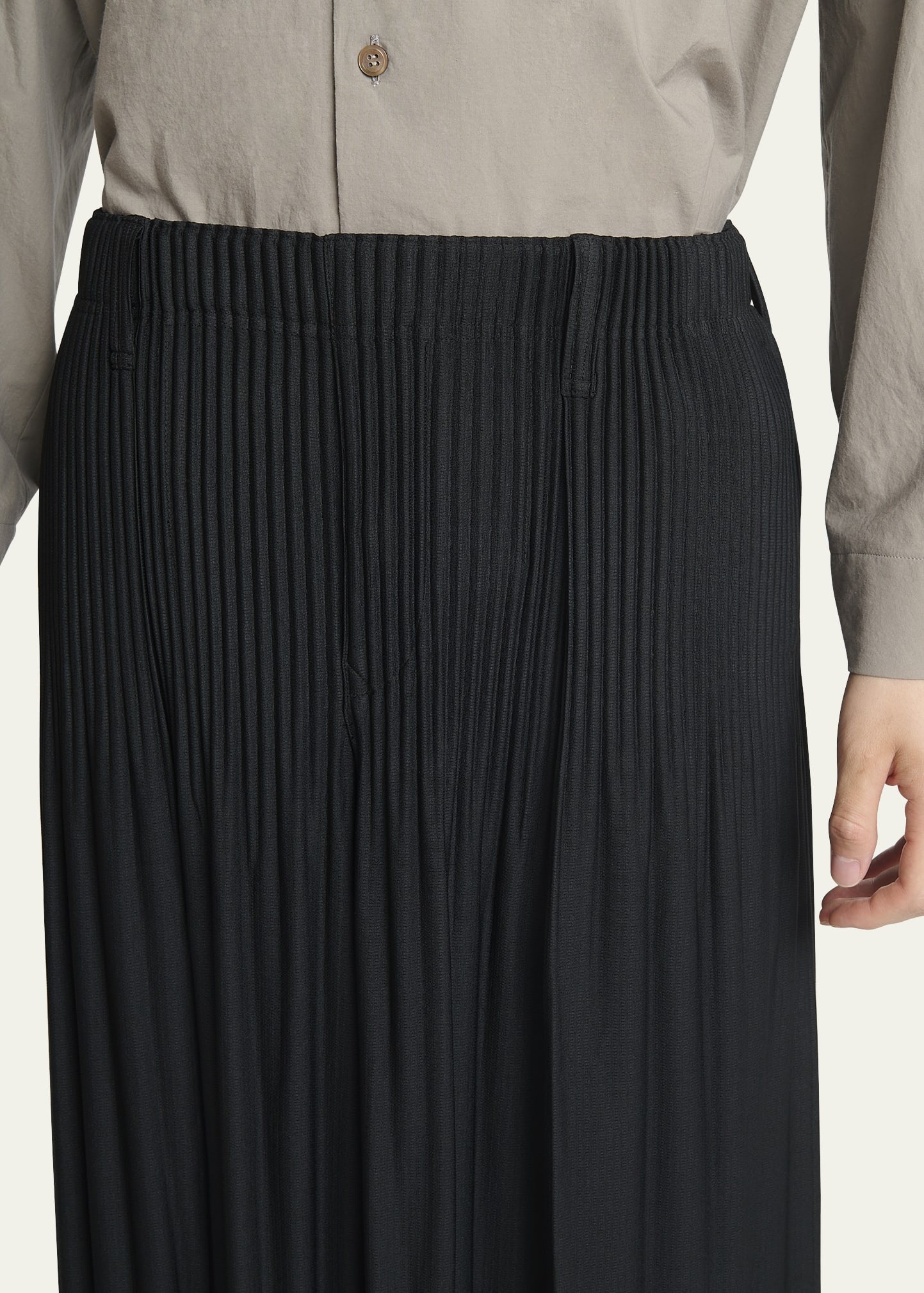 Men's Tailored Pleat Shorts - 5
