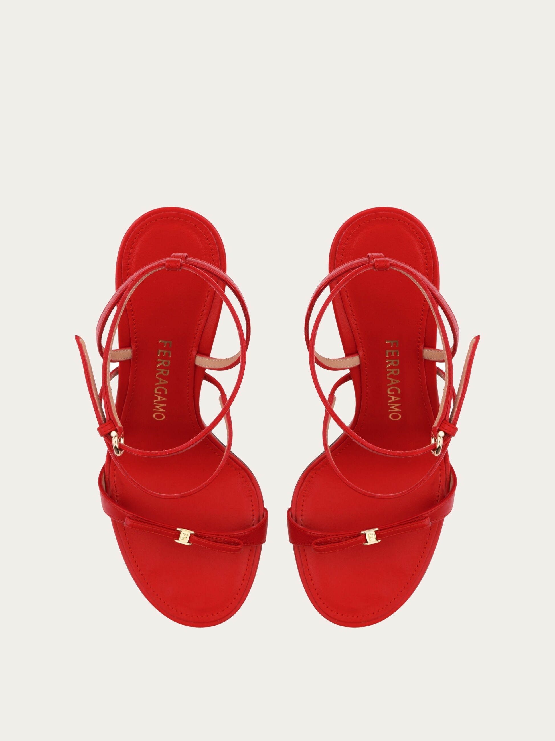 Strappy sandal with mini bow - 2