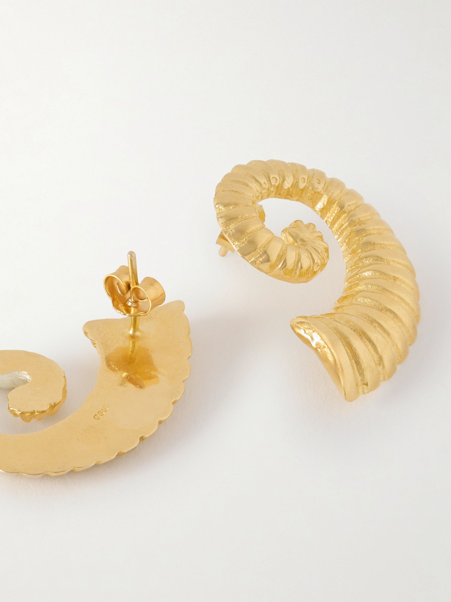 1989 gold-plated earrings Gold - 3