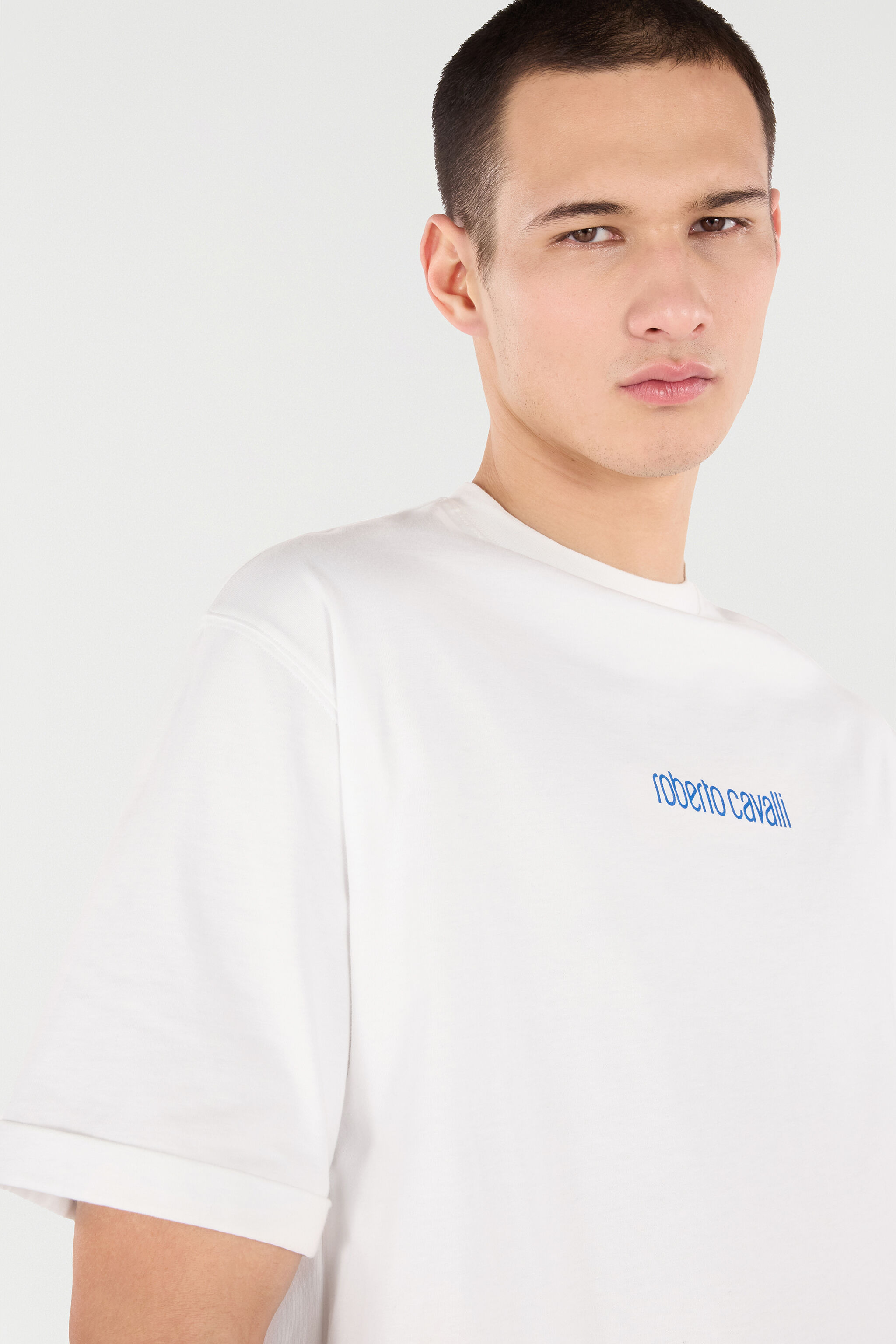 Cotton T-Shirt With Dragon And Logo - 6