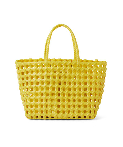 MSGM Faux leather basket net mini bag with accompanying mini pouch outlook