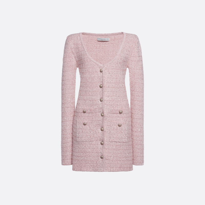 SEQUIN KNIT MINI DRESS 1