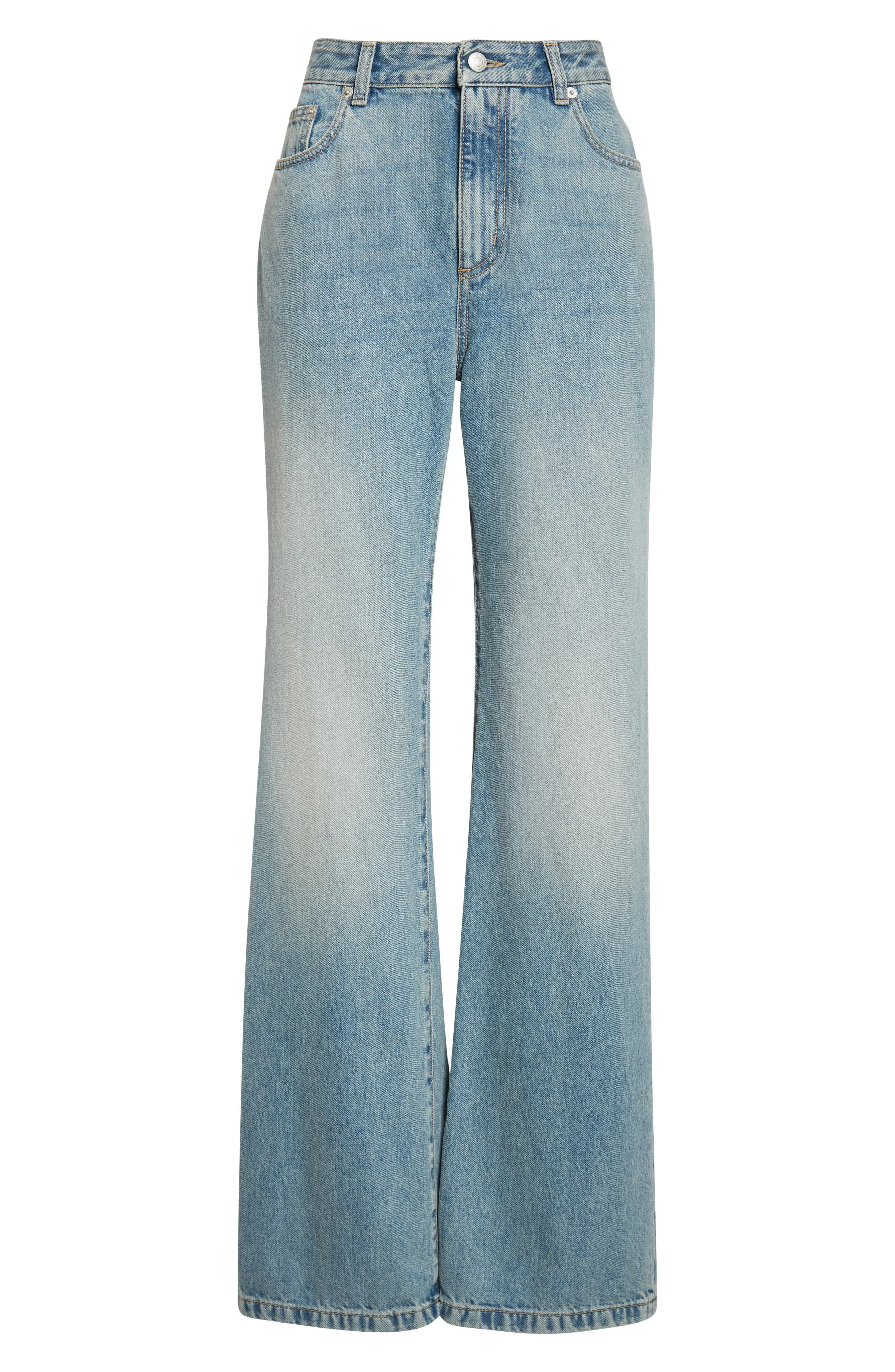 McQueen Straight Leg Jeans in Royal at Nordstrom - 1