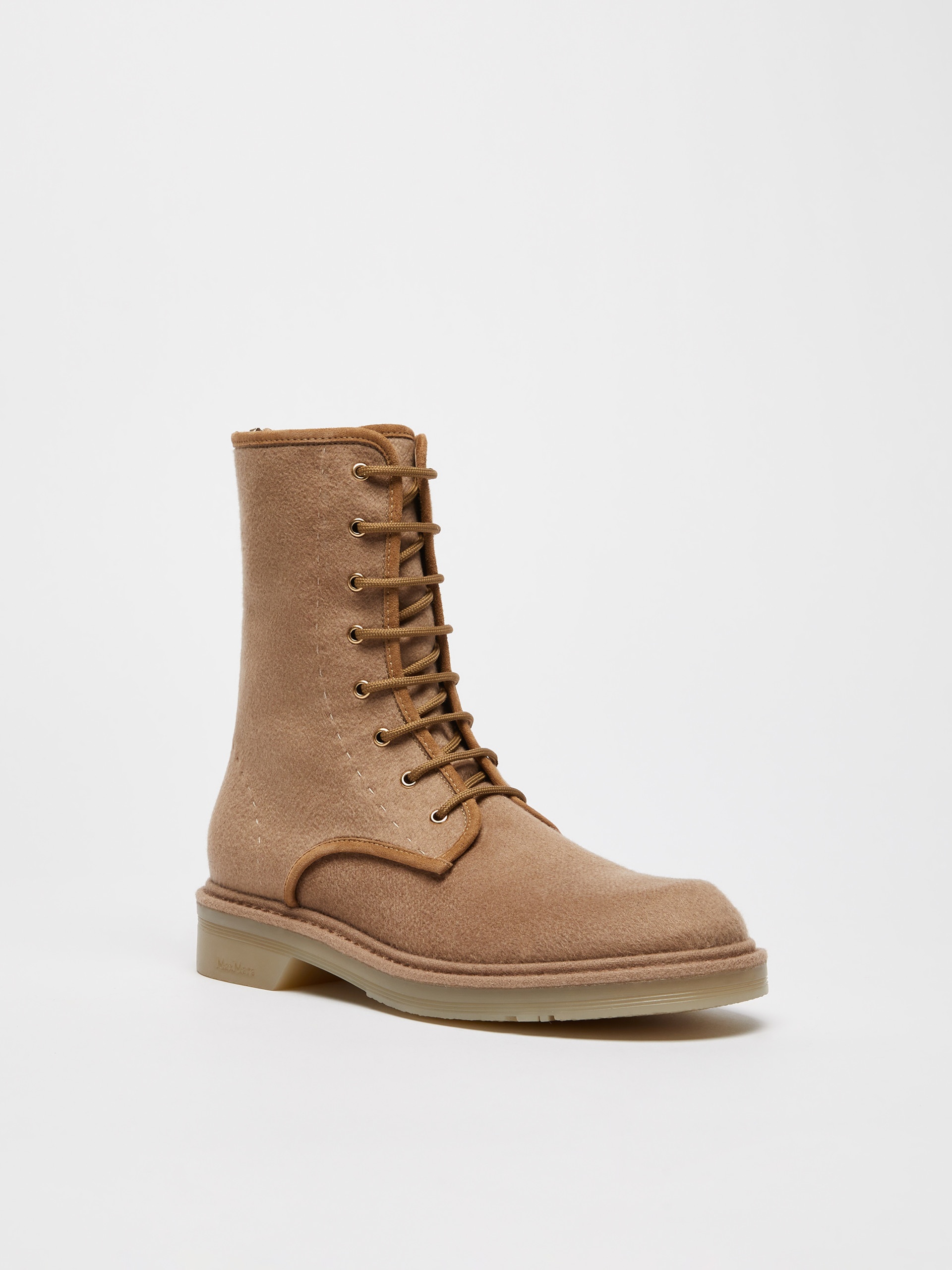 BAKERZIP Cashmere combat boots - 2