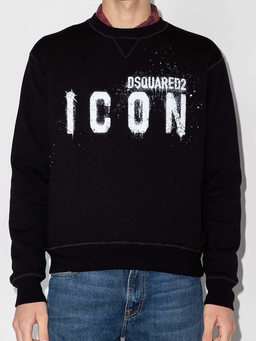 Spray Icon crew-neck sweatshirt - 2