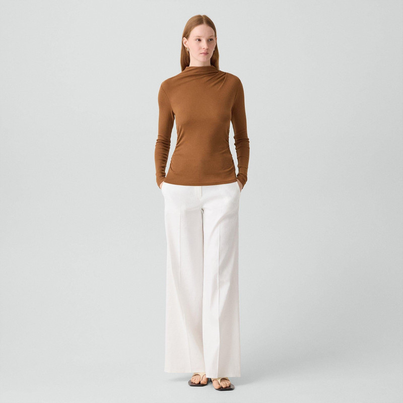 Theory Mock Neck Top in Soft Rib outlook