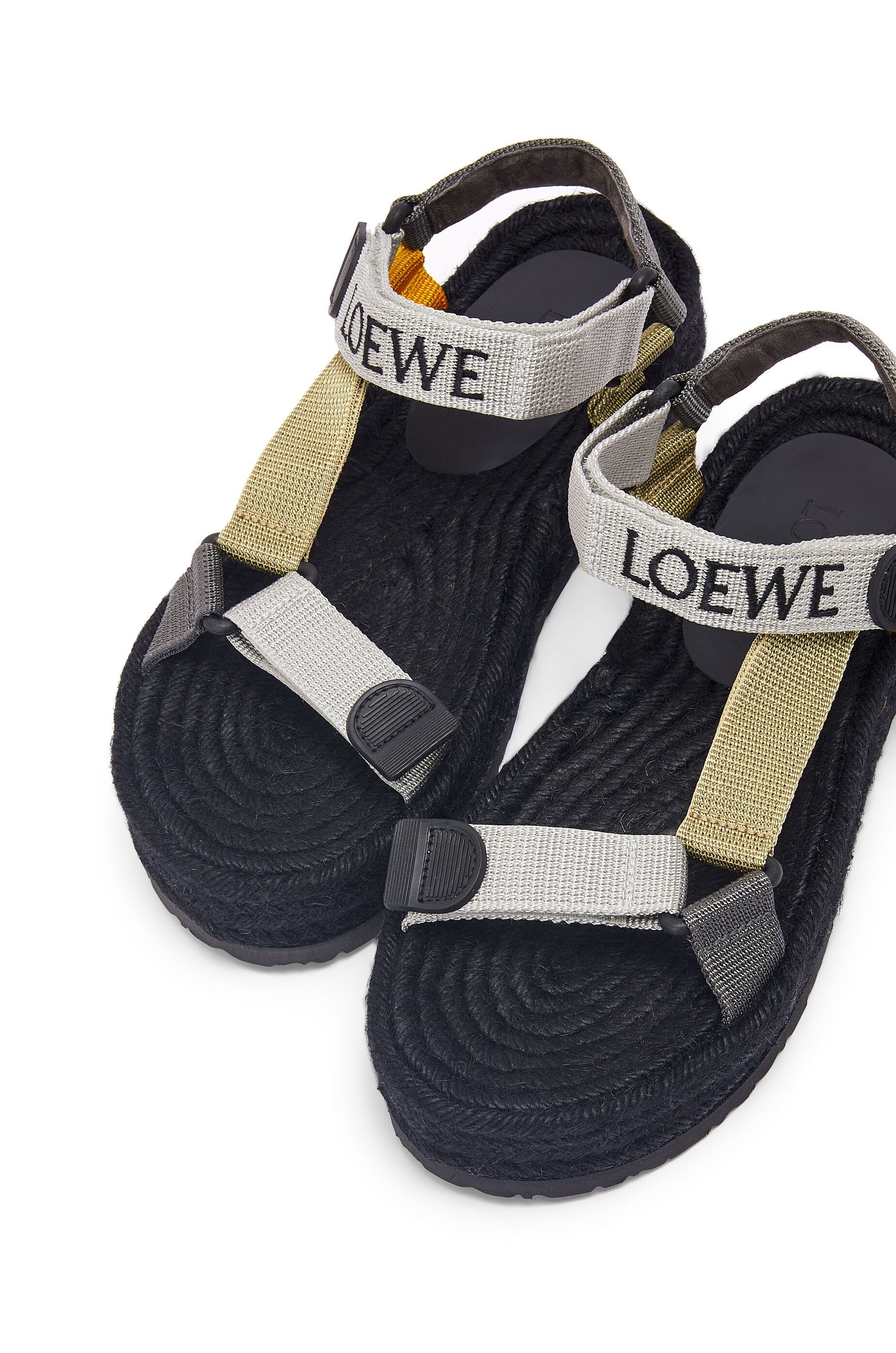Strappy espadrille in nylon - 4